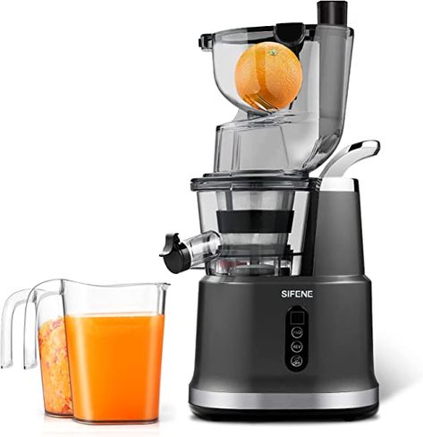 SIFENE Vertical Cold Press Juicer, Slow Masticating Juicer Machine, Juice Maker Extractor with 3.2" Big Mouth for Whole Fruits and Vegetables, Easy to Clean Best Juicer Machine, Centrifugal Juicer, Masticating Juicer, Juice Maker, Best Juicer, Cold Press Juicer, Juicer Machine, Juice Extractor, Juice Fast