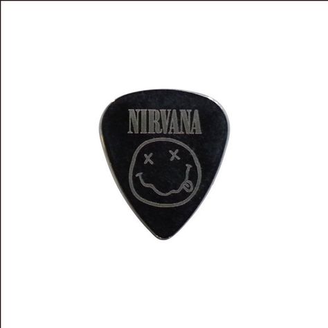 Nirvana Stainless Steel Guitar Pick (1pc) (65.520 IDR) ❤ liked on Polyvore featuring fillers, music, instruments, accessories and guitars Nirvana Guitar, Png Polyvore, Art Toys Design, Guitar Pics, Meet Guys, Steel Guitar, Guitar Stuff, Guitar Picks, Guitar Pick