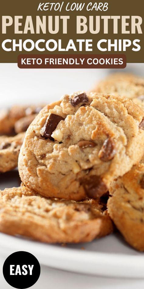 These keto cookies are a great way to satisfy your sweet tooth without adding any sugar. They are made with natural peanut butter, almond flour, coconut oil, and sugar-free chocolate chips. They are soft, tender, and delicious. They are also gluten-free and low-carb. Keto Maple Cookies, Keto Cookie Recipes Almond Flour, Keto Peanut Butter Cookies Almond Flour, Keto Butter Pecan Cookies, Keto Chocolate Peanut Butter Cookies, Keto Low Carb Cowboy Cookies, Keto Peanut Butter Chocolate Chip Cookies, Low Carb Coconut Cookies, Keto Nutter Butter Cookies