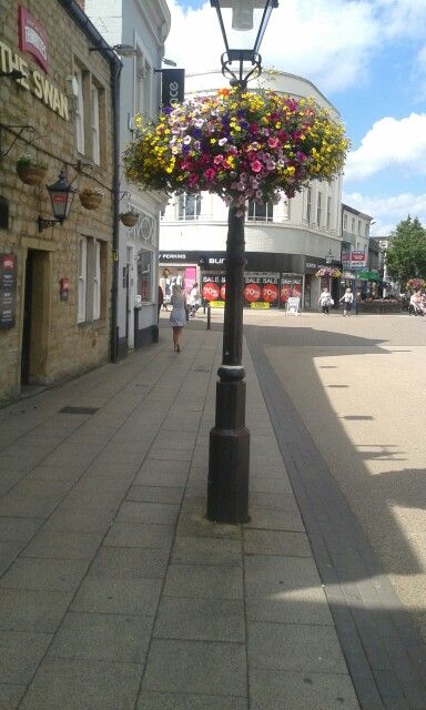 Burnley town centre Burnley Lancashire, Blackpool, Preston, Lancaster, Lamp Post, England, Quick Saves, Blackpool Fc