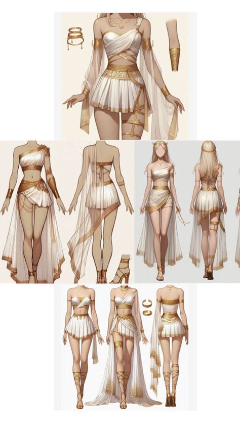 Golden Globes Red Carpet, Fest Outfits, Goddess Costume, Clothing Design Sketches, Fashion Drawing Dresses, Drawing Anime Clothes, Dress Design Sketches, Fashion Illustration Dresses, Dress Sketches