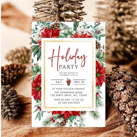 DIY Christmas invitations