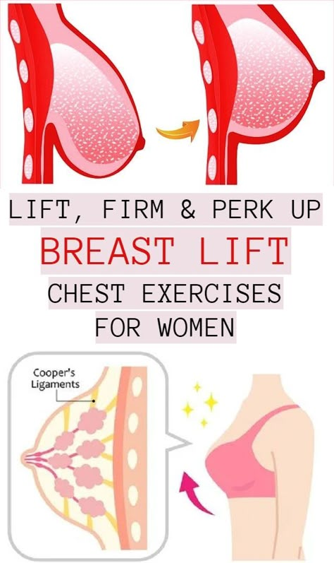 Breast Uplift Workout, Breast Lift Exercise, Chest Exercises, Best Workout Routine, Exercises For Women, All Body Workout, Breast Workout, Workout Without Gym, Health And Fitness Articles