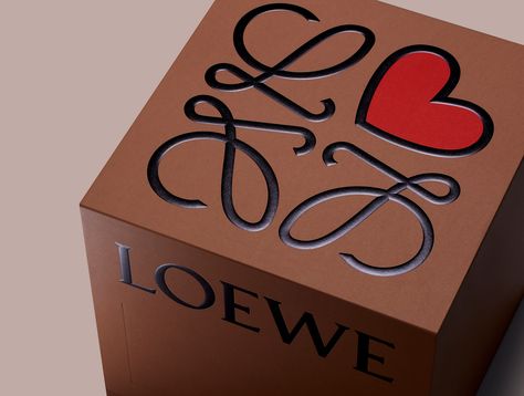 LOEWE 520 Packaging on Behance Loewe Logo, Fashion Packaging, Dragon Toys, Information Architecture, Ux Web Design, Graphic Design Advertising, Design Language, Website Branding, Design Lab