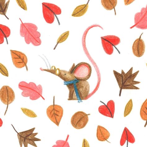 Catherine Booth on Instagram: “Meet Maeve 🍁 She loves crisp autumn mornings and soggy leaf piles. But if there’s one thing Maeve loves more than autumn leaves it’s…” Booth Illustration, Crisp Autumn, Autumn Morning, She Loves, Autumn Leaves, Rooster, Love Her, The One, On Instagram