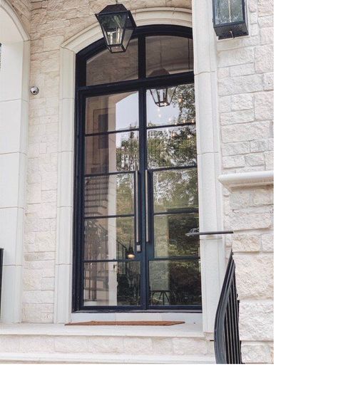 Impact Double Front Doors, Oversized Entry Door, Tall Double Front Doors, Iron Glass Front Door, Front Double Doors Entryway, Extra Large Front Door, Huge Front Door, Oversized Front Doors, Iron Double Doors Front Entry