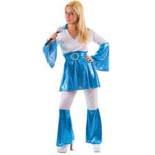 Abba Fancy Dress, Onda Disco, 70s Fancy Dress, Abba Outfits, Fancy Dress Womens, Abba Costumes, Retro Trousers, Wicked Costumes, Ladies Fancy Dress