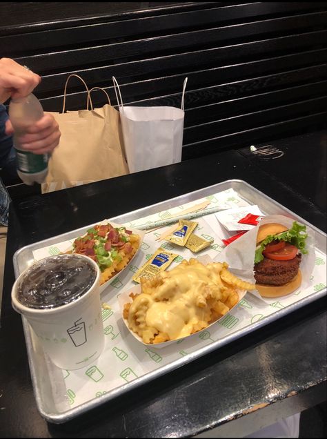 Delicious shroom burger, cheese fries and bacon cheese fries. Shake shack London, Leicester Square. Bacon Cheese Fries, Burger Cheese, Shake Shack, Leicester Square, Cheese Fries, Bacon Cheese, Leicester, Bacon, Cheese