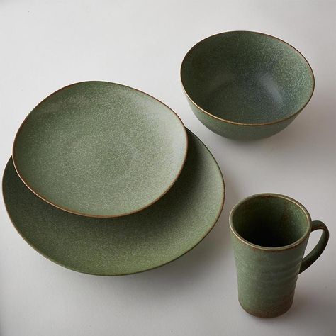 Stone Dinnerware, Serveware Set, Colorful Bowls, Dining Ware, Green Plates, Stone Plate, Stone Bowl, Dining Plates, Dinner Bowls