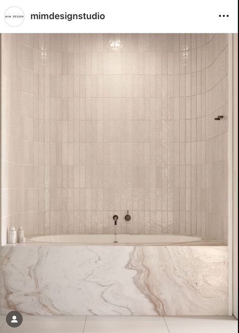 Travertine Bathtub Surround, Tub With Stone Surround, Limewash And Marble Bathroom, Limestone And Marble Bathroom, Quartz Bathtub Surround, Calcutta Viola Bathroom, Pink Travertine Bathroom, White Travertine Bathroom, Marble Bathtub Surround