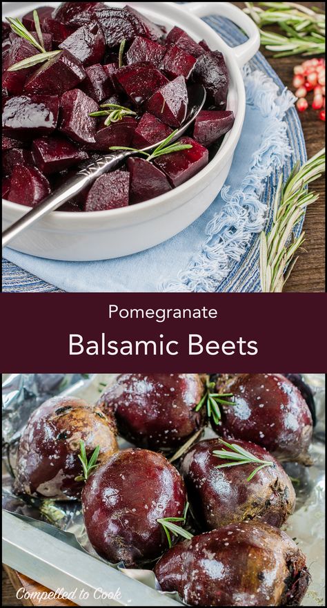 Pomegranate Balsamic Vinegar Recipes, Balsamic Beets, Beets Roasted, Balsamic Vinegar Recipes, Fusion Recipes, Sweet Glaze, Country Recipes, Roasted Beets, Fusion Food