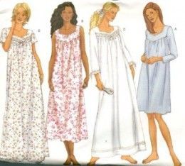 This is an online tutorial on how to sew nightgown with yoke for women. You will need to get yourself a commercial nightie sewing pattern and follown the instructions therein if you are just a beginner to dressmaking. Intermediate sewers can easily follow any online pattern instruction and make a glamorous night dress... Sewing Projects Vintage, Nightgown Pattern Women's, Free Nightgown Patterns For Women, Nightgown Pattern Free, Vintage Nightgown Pattern, Night Dress Pattern, 80s Nightgown, Romantic Nightgown, Nightgown Sewing Pattern