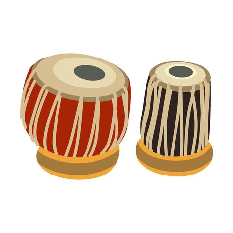 Tabla, India Pakistan Hindustani Oriental Music Instrument Icon Vector Illustration Music Mural, 2048x1152 Wallpapers, Music Instrument, India And Pakistan, Logo Banners, Marketing Design, Custom Illustration, Custom Branding, Custom Packaging