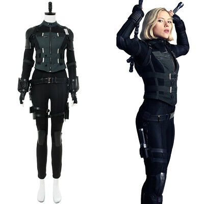 (eBay) Avengers 3: Infinity War Black Widow Natasha Romanoff Cosplay Outfit Costume Black Widow Outfit, Black Widow Natasha Romanoff, Avengers Black Widow, Black Widow Costume, Black Leather Outfit, Spy Outfit, Avengers Costumes, Black Widow Cosplay, Black Widow Avengers