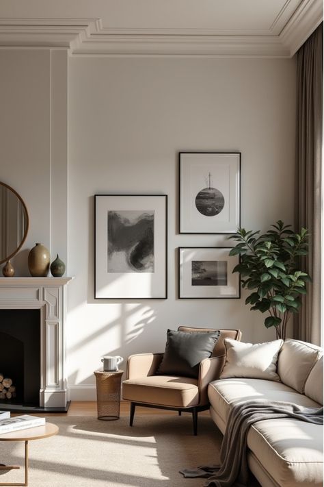 Living room wall highlighting key architectural focal points Open Wall Ideas Living Room, Wall Decor Placement Living Room, Long Wall Living Room, Big Blank Wall Ideas, Open Wall Ideas, Long Living Room Wall, Wall Decor Placement, Large Empty Wall Ideas Living Rooms, Large Living Room Wall Decor Ideas