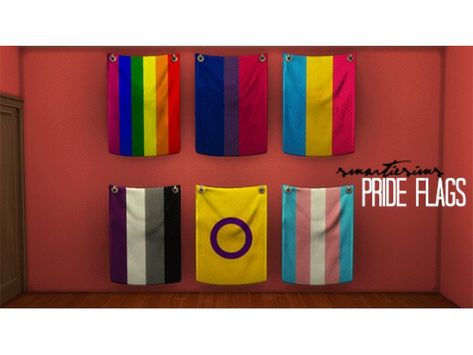 All The Flags, Furniture Cc, Sims Stories, Sims 4 Traits, Lgbtq Flags, Lgbt Flag, The Sims 4 Download, Pride Colors, Sims Four