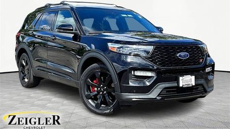 2021 Ford Explorer ST For Sale in Schaumburg, IL - 1FM5K8GC6MGA89385 - TrueCar 2021 Ford Explorer, Ford Explorer St, Explorer St, Ford Explorer, Black Metallic, Used Cars, Cars For Sale, Agate, Ford