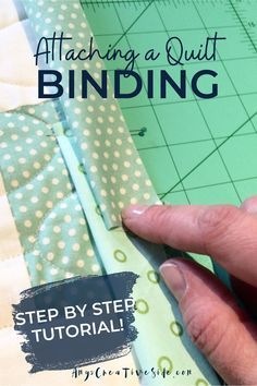 Machine Binding A Quilt, Binding Tips, Binding Quilt, Tips Menjahit, Machine Binding, Quilting Binding, Quilt Binding Tutorial, Binding A Quilt, Bag Construction