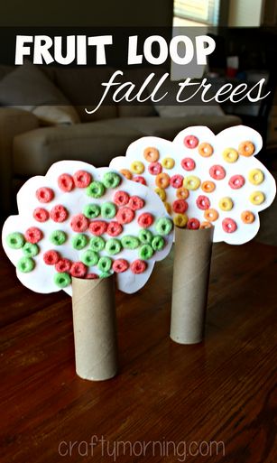 fruit loops toilet paper roll treePsalm 30:5 Weeping may remain for a night, but rejoicing comes in the morning. Fall Tree Craft, Fall Crafts For Toddlers, Fall Trees, Fall Tree, Fall Preschool, Tree Craft, Fruit Loops, Toilet Paper Roll Crafts, Fall Craft