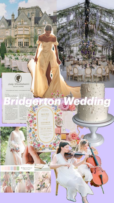 Bridgerton Pastel Wedding Moodboard Bridgerton Moodboard, Bridgerton Wedding, Wedding Moodboard, 30th Bday, Pastel Wedding, Wedding Mood Board, Mood Boards, Pastel