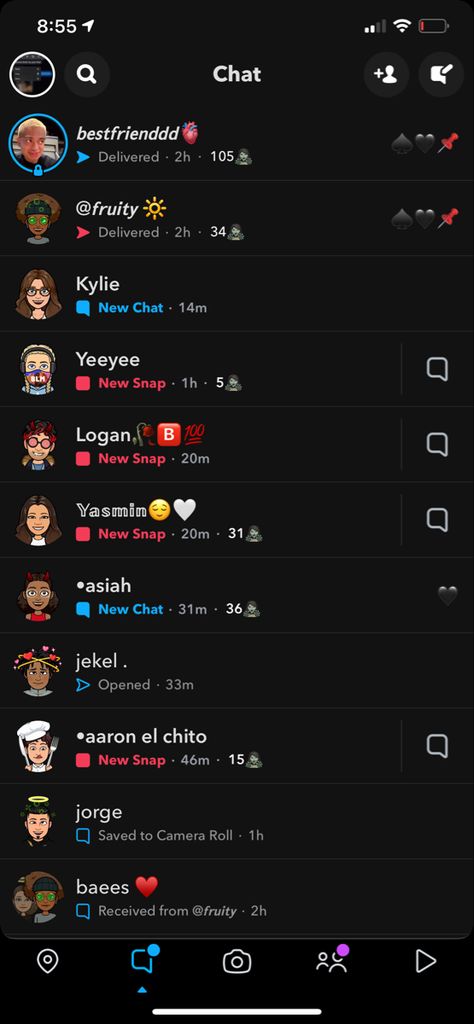 A Lot Of Notifications On Snapchat, Unopened Snapchat Messages, Delivered Snapchat, Snap Screenshots, Snap Call, Snapchat Conversations, Snapchat Recents, Call Snap, Snapchat Messages
