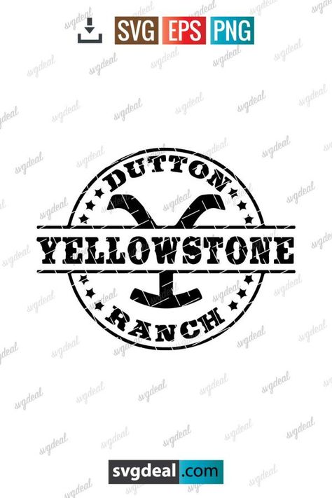 Yellowstone Svg Yellowstone Svg Files, Yellowstone Svg, Cnc Machine Projects, Cricut Htv, Dutton Ranch, Cricut Free, Personal Project, Start Now, File Free