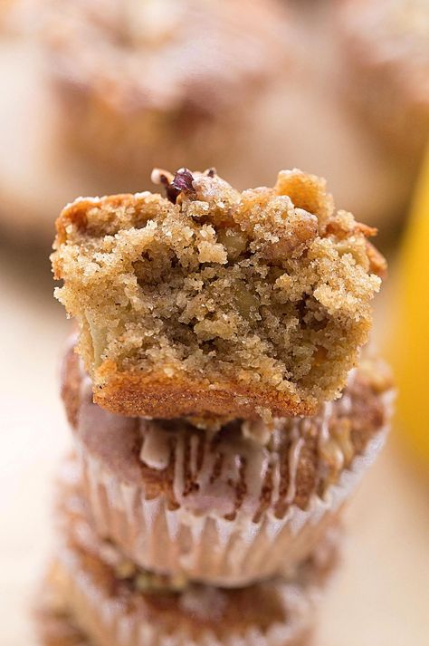 Gluten Free Applesauce Muffins, Apple Walnut Muffins, Gluten Free Apple Muffins, Almond Flour Desserts, Gf Muffins, Almond Flour Muffins, Walnut Muffins, Applesauce Muffins, Apple Walnut