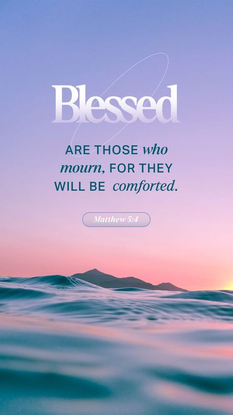 Wallpaper Kristen, Matthew 5 4, Biblical Marriage Quotes, Youversion Bible, New American Standard Bible, Bible Challenge, 4 Wallpaper, Blessed Are Those, Audio Bible