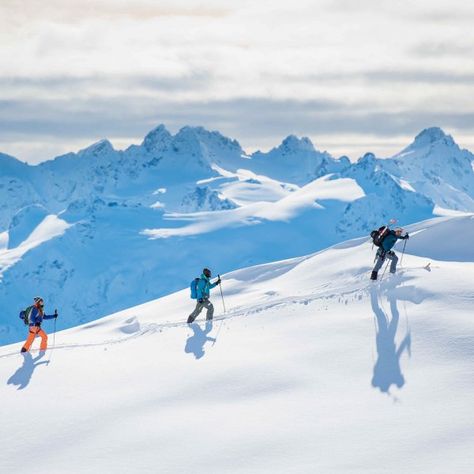 Skiing Photography, Ski Mountaineering, Warren Miller, Skiing Aesthetic, Funny Trucker Hat, Mountain Vibes, Ski Bums, Tour Around The World, Backcountry Skiing