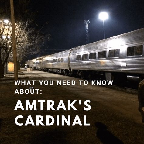 Amtrak's Cardinal is a beautiful train route taking passengers from the midwest to the northeast through the up sections of the South. Train Trip, Amtrak Train, Train Route, Train Travel, Fresh Air, Travel Dreams, The South, Washington Dc, Passenger