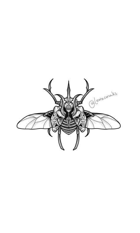 Elbow Beetle Tattoo, Japanese Beetle Tattoo, Tats Ideas, Beetle Tattoo, Japanese Beetles, Tattoo Collection, Dark Art Tattoo, Beetle Bug, Design Drawings