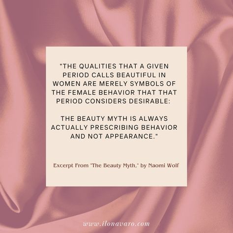 l haven't even made a proper dent in this book. and I'm already loving it. "The Beauty Myth," by Naomi, Wolf, has really opened up my eyes around the history of beauty ideals. The beauty myth always has been about prescribing behavior to women, not about appearance. I think most women would agree, that beauty is unique, individualistic, and spans across a wide spectrum. Let’s not limit ourselves into thinking that beauty needs to be a narrow box to fit into. The Beauty Myth Naomi Wolf, Beauty Myth, Womens Health, Let It Be, Reading, Beauty