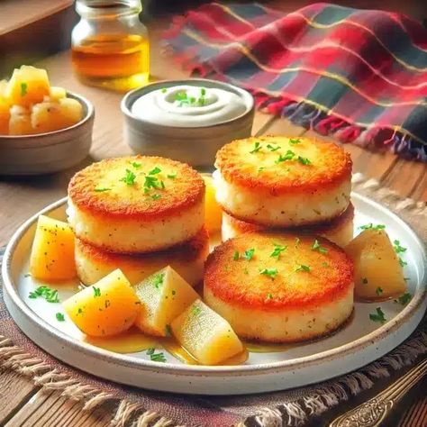 Scottish Tatties and Neeps Cakes Tatties and neeps are often associated with traditional Scottish celebrations, particularly Burns Night. The centrepiece of the Burns Night Supper is the haggis (and at many celebrations now, Vegan Haggis), served with a generous helping of mashed tatties and bashed neeps. Tatties and Neeps are often combined and formed into patties or cakes. These are called Tatties and Neeps Cakes. Scottish Food, Scottish Oat Cakes, Plant Based Lunch, Burns Night, Scottish Recipes, Frugal Meals, Irish Recipes, Lunch Recipes, Plant Based