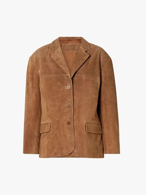 Tan Suede Jacket, Suede Blazer, Suede Vest, Tan Jacket, Transition Outfits, Brown Suede Jacket, Sport Swimwear, Fashion Wishlist, Anorak Jacket