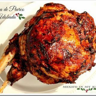 Pork Leg Recipes, Mexican Christmas Food, Mexican Pork, Pork Leg, Roasted Pork, Marinated Pork, Adobo Sauce, Christmas Dishes, Authentic Mexican