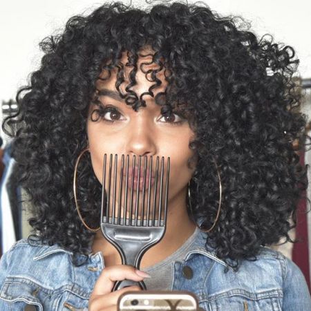 Curly Bangs, Big Curls, Human Wigs, Curly Afro, Curly Hair Inspiration, Sisterlocks, Curly Hair With Bangs, Scene Hair, Braided Hairstyles For Black Women