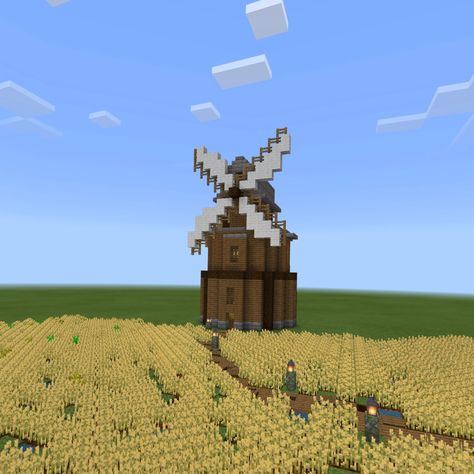 Here’s a super simple windmill I built a long time ago! #minecraft #minecraftbuildingideas #minecraftbuild #minecraftbuildings #windmill Minecraft Farm, Minecraft Buildings, Minecraft Building, Long Time Ago, Super Simple, Monument Valley, Monument, Minecraft, Natural Landmarks