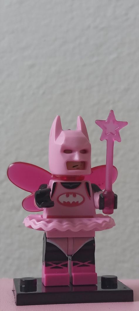 Fairy Batman, Lego Fairy, Pink Batman, Batman Keychain, Halloween Costume Idea, Pink Fairy, Batman Wallpaper, Lego Minifigure, Buy Lego