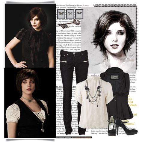 "Alice Cullen" by angelenvyofcouture on Polyvore Vampy Fashion, Cullen Outfits, Alice Cullen Outfits, Twilight Cosplay, Twilight Fashion, Twilight Tattoos, Alice Twilight, Twilight Outfits, Twilight Wedding