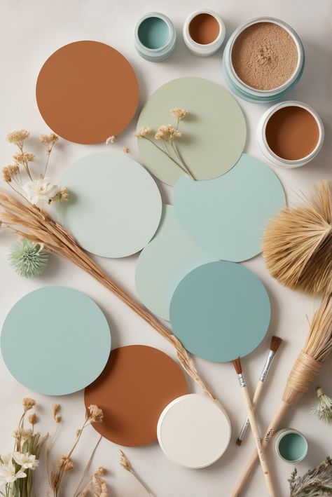 Explore the best 5 Sherwin-Williams color palettes featuring shades of turquoise and rust to transform your living room into a stylish and cozy space.
#ad  


#Painting
#wallpaint2024
 #color2024
 #DIYpainting
 ##DIYhomedecor
 #Fixhome Canvas Projects Diy, Colors With Turquoise, Rust Color Schemes, Turquoise And Rust, Copper Room, Painting Kids Furniture, Sherwin Williams Color Palette, Fall Furniture, Modern Fall Decor