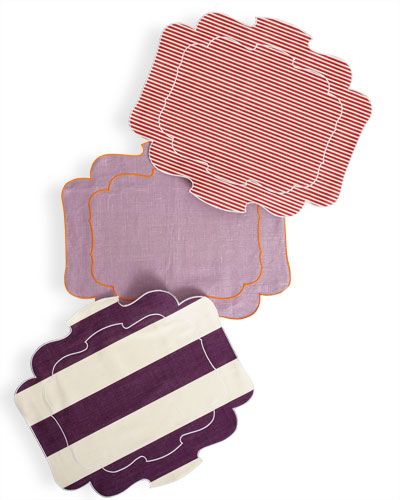 Pretty Tables: La Gallina Matta Fabric Table Mats, Placemats Wipeable, Place Mats Ideas, Placemat Design, Table Manners, Pretty Tables, Brand Color Palette, Table Linen, Place Mats