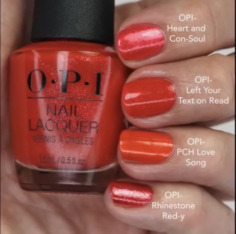 Opi Rhinestone Red-y, Opi Nail Polish Colors, Opi Colors, Opi Nail Colors, Red Y, Nail Stuff, Opi Nail Polish, Polish Colors, Aesthetic Stuff