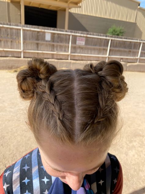 French Braid Buns Double, Double Braid Hairstyles, Plaited Updo, Life Dashboard, Braid Buns, Dutch Braid Bun, French Braid Buns, Classic Bun, Two Dutch Braids