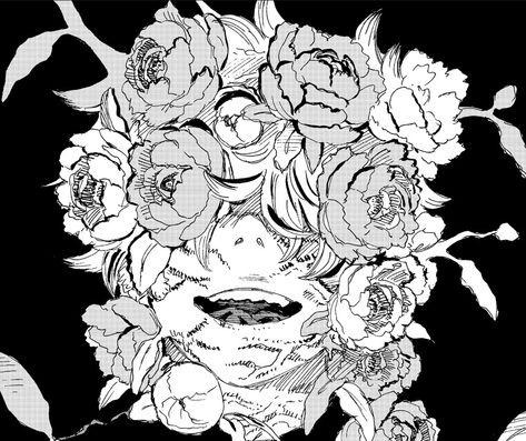 Hells Paradise, Paradise Tattoo, Hell's Paradise, Manga Art, Paradise, Flowers, Anime, Black, Art