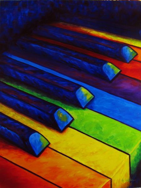 Piano Art, Color Crayons, Piano Keys, Rainbow Fashion, Musical Art, Live Colorfully, Paper Beads, Fashion Gallery, Over The Rainbow