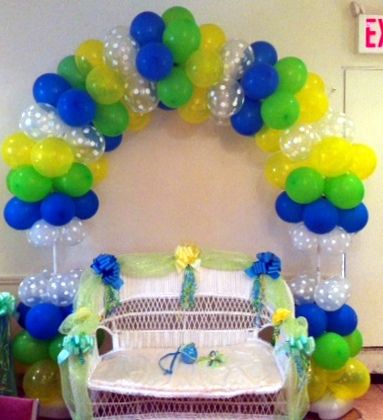 Semi Quad Balloon Arch Balloon Decor, Balloon Arch, Birthday Balloons, Balloon Decorations, Quad, Baby Mobile, Arch, Balloons, Baby Shower