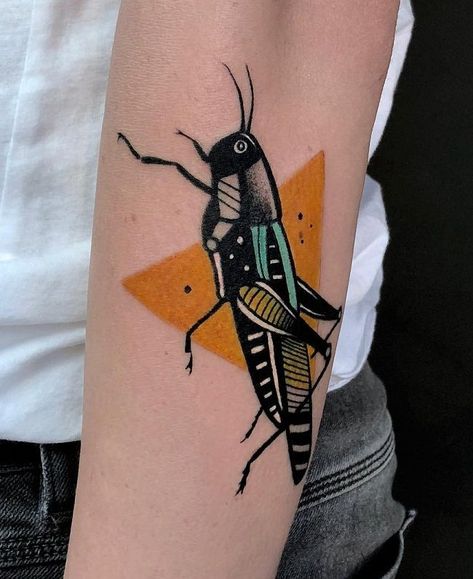 30+ Grasshopper Tattoos with Meanings | Body Art Guru Grasshopper Tattoo Design, Grass Hopper Tattoo, Grasshopper Tattoo, Cricket Tattoo, Grasshopper Art, Boxing Gloves Tattoo, Moth Tattoo Meaning, Guru Tattoo, Rope Tattoo