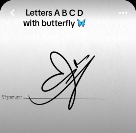 Butterfly Signature Ideas, Butterfly Signature, Signature Ideas With Letter S, Signature Ideas For M Letter, Cool Signatures Ideas Signs, Signature For S Letter, Signature Ideas For Letter A, Letters With A Butterfly Signature, Poems About School