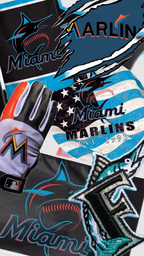 Miami Marlins #baseball #wallpaper Baseball Background, Marlins Baseball, Baseball Wallpaper, Florida Marlins, Usa Baseball, Miami Marlins, Team Usa, Mlb, Miami