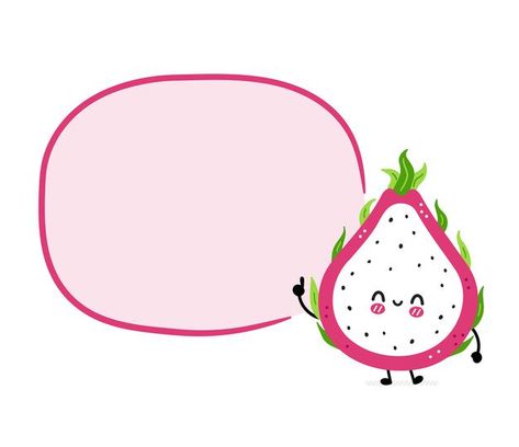 Dragon Fruit Images, Cotton Candy Logo, Fruits Doodle, Dragon Fruit Vector, Fruit Logo Design Ideas, Box Character, Fruit Doodle, Background Sweet, Bubble Alphabet